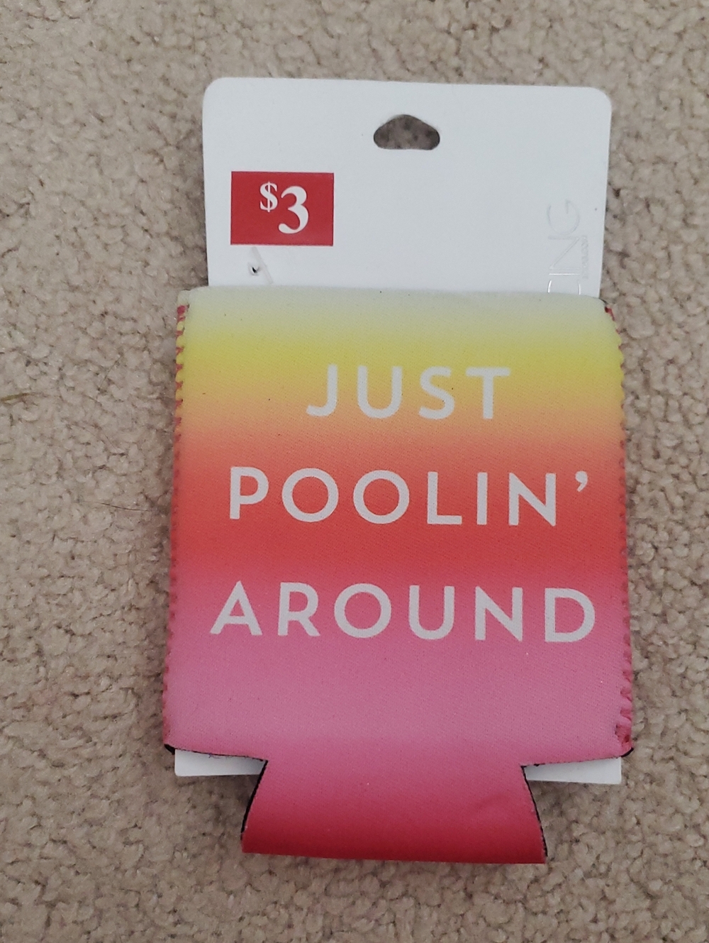 Just Poolin' Around Koozie